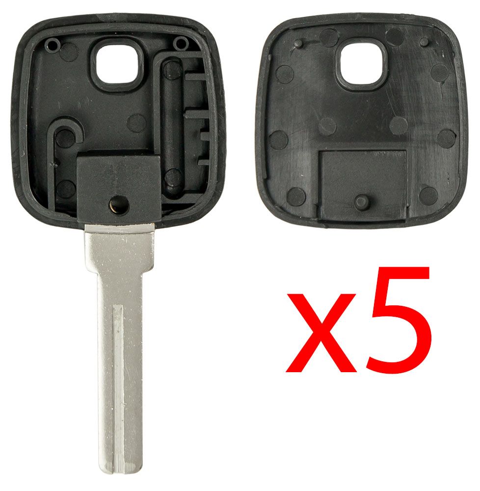 NE66 Transponder Key Shell for Volvo - 5 PACK Aftermarket