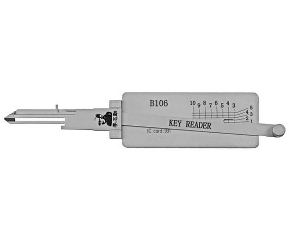 Original LISHI B106 B107 GM NON-WARDED KEY READER