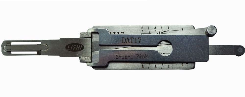 Original LISHI DAT17 SUBARU HIGH SECURITY 2 IN 1 PICK TOOL DECODER DOOR TRUNK