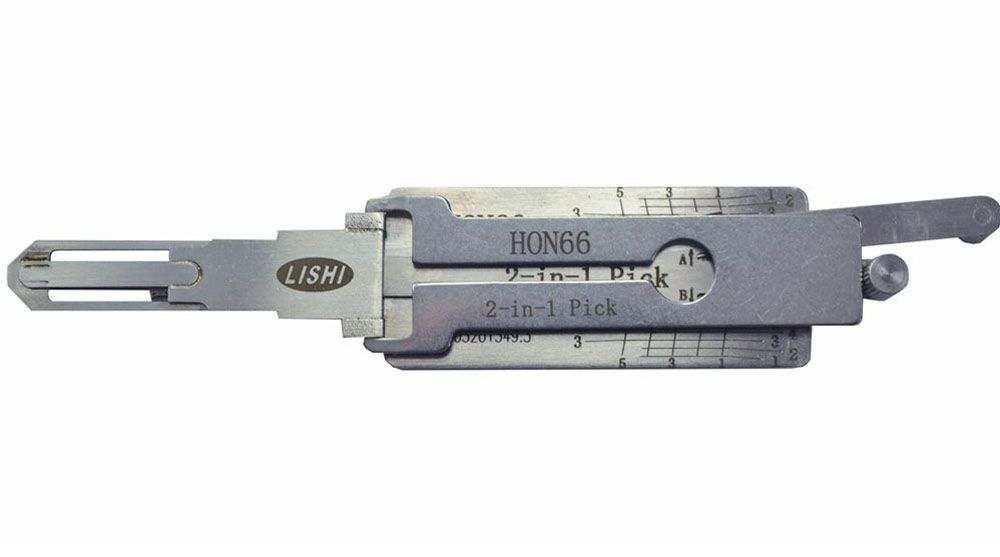 Original LISHI HON66 HONDA ACURA 2-IN-1 PICK DECODER - IGNITION, DOOR, TRUNK