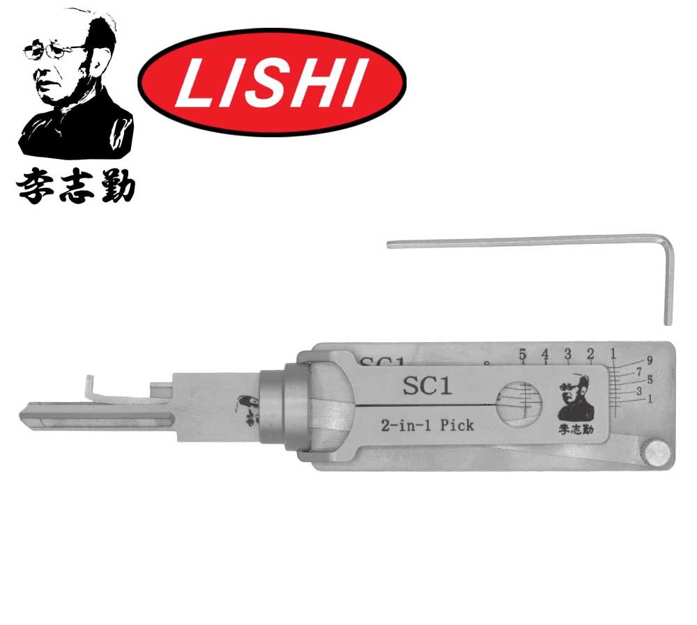 Original LISHI TOOL SC1 2-in-1