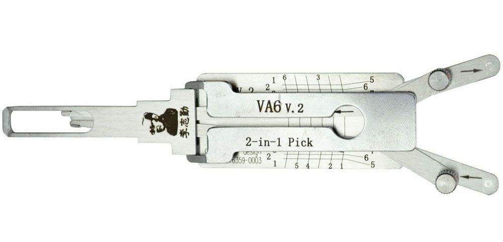 Original LISHI VA6 SMART FORTWO 2-IN-1 PICK DECODER