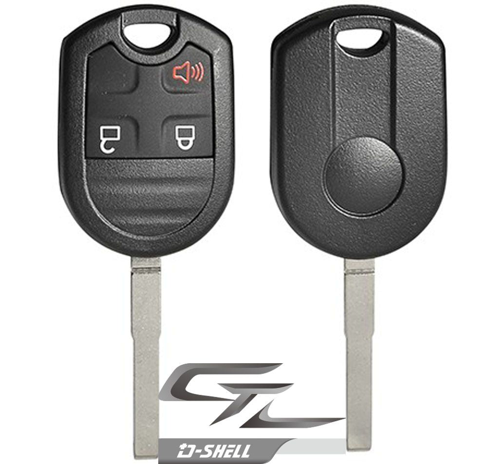 Replacement Shell for Ford Fiesta 3 BUTTON - SLIM BLADE - Aftermarket