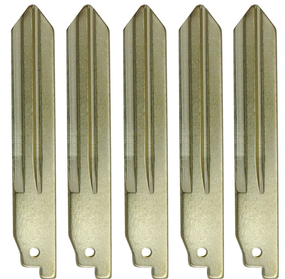 Replacement Key Blade for Nissan Remotes CWTWB1U751 , CWTWB1U816 - 5 PACK - Aftermarket