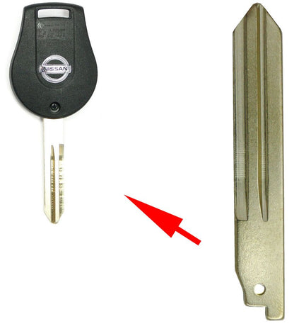 Replacement Key Blade for Nissan Remotes CWTWB1U751 , CWTWB1U816 - 5 PACK - Aftermarket