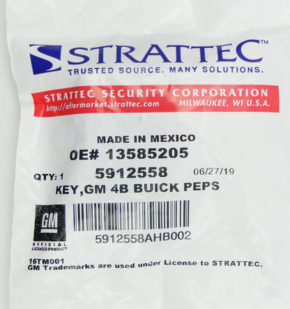 Strattec 5912558 Buick Keyless Entry PROX Remote w/ Trunk