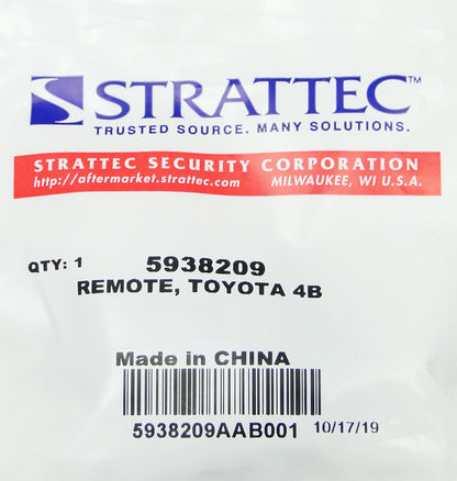 Strattec 5938209 Toyota Keyless Entry Remote