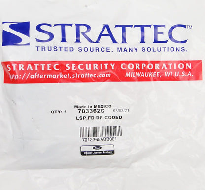 Strattec 703362C Ford Coded Ignition Lock