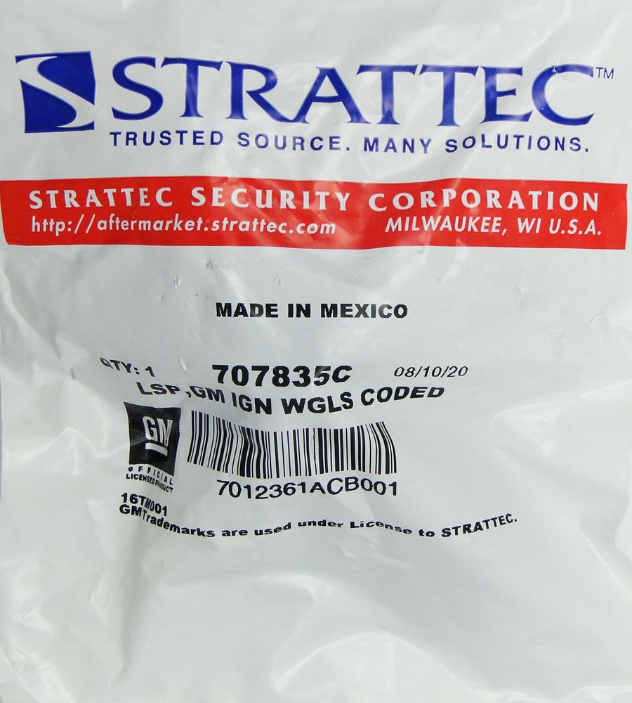 Strattec 707835C GM Coded Ignition Lock