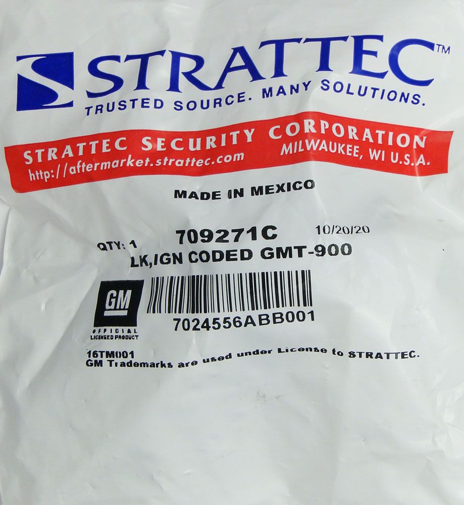 Strattec 709271C GM Coded Ignition Lock