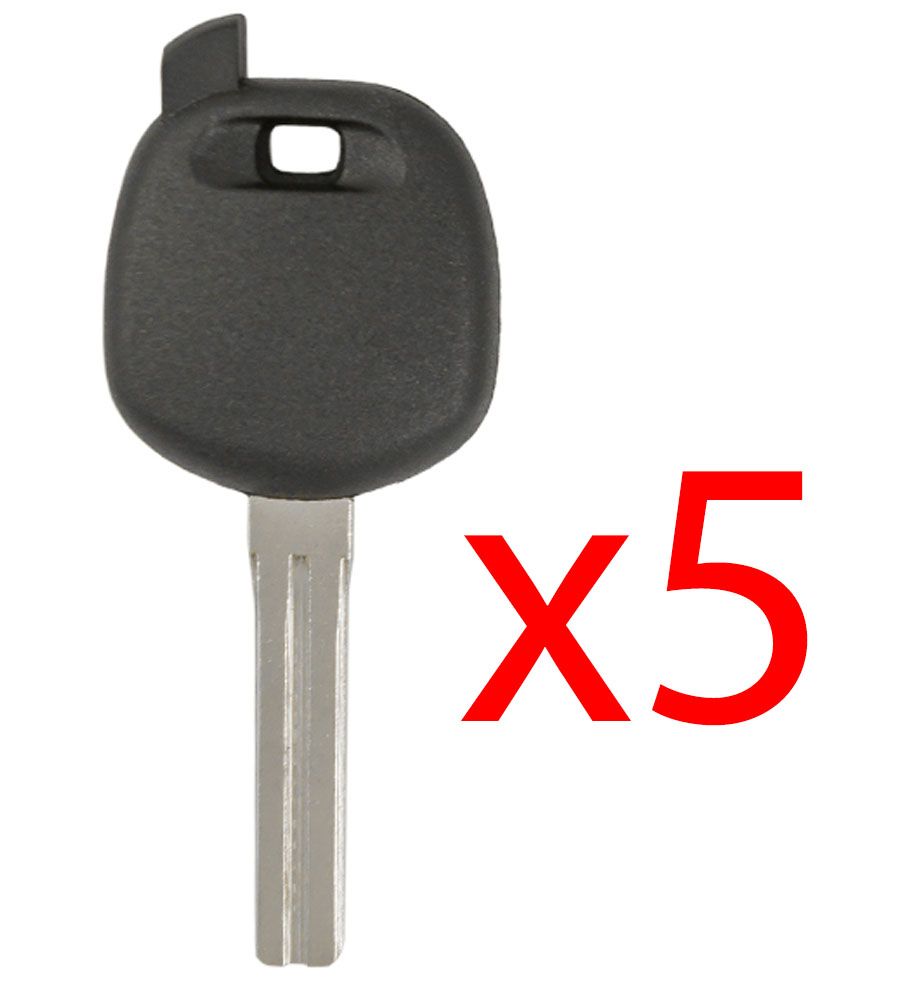 TOY48 Transponder Key Shell for Lexus - 5 PACK Aftermarket