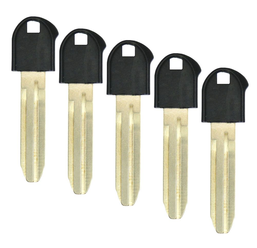 Toyota Prius Emergency Key Blank for Smart Remotes - 5 Pack - Aftermarket