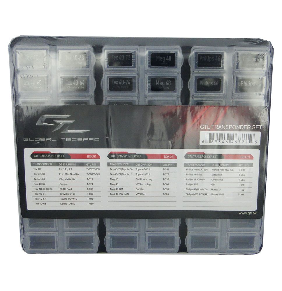 Transponder Chip Set (GTL brand) - 80 Chips