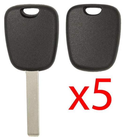 VA2 Transponder Key Shell for Smart - 5 PACK Aftermarket