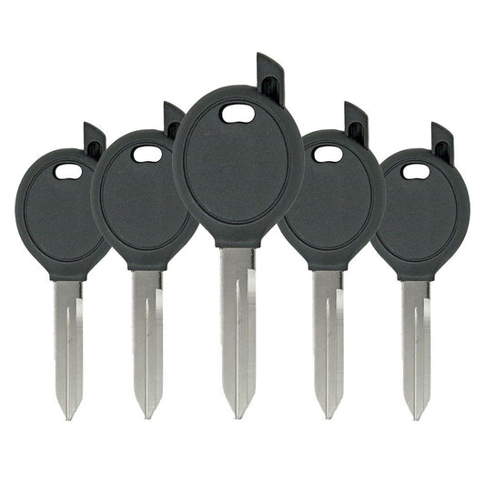 Y159 Transponder Key Shell for Chrysler, Dodge, Jeep - 5 PACK Aftermarket