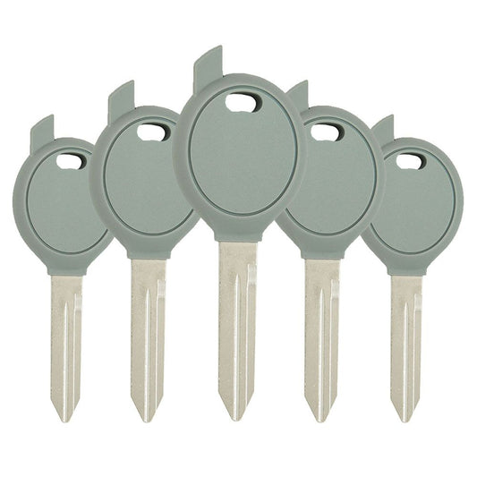 Y160 Transponder Key Shell for Chrysler, Dodge, Jeep - 5 PACK Aftermarket